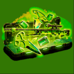 skin.club-Green Glimmer Case Case